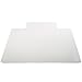 Deflecto SuperMat Clear Chair Mat, Medium Pile Carpet Use, Rectangle With Lip, Beveled Edge, 36 x 48 Inches (CM14113COM)