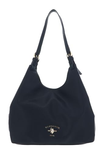 Sac à épaule U.S. POLO ASSN. Stanford bleu marine grand format pour femme
