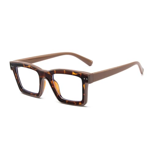 Lunettes de mode anti-lumière bleue TR90 vintage C4 hommes femmes