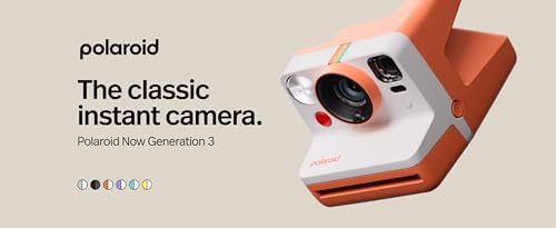 Polaroid Now 3rd Generation I-Type Instant Film Camera - Yellow - Camera Only No Film (9158)