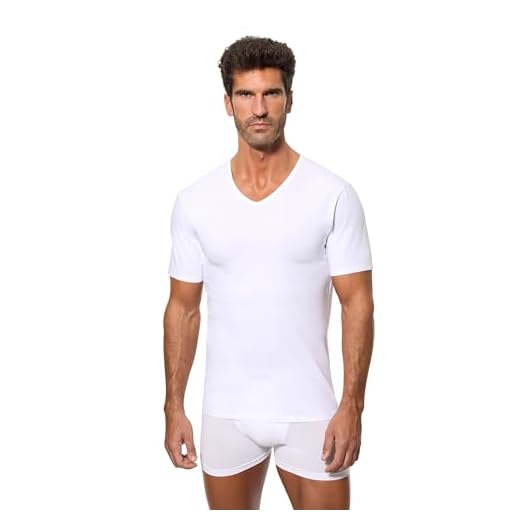 Abanderado Camiseta de Manga Corta Cuello Pico con tecnología termorreguladora Regul'activ Hombre x1