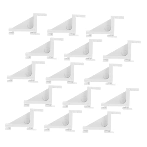 SOIMISS 15 piezas Soportes de Estante para Frigorífico Clips Plásticos Reutilizables para Congelador Soporte Resistente para Estantes de Nevera