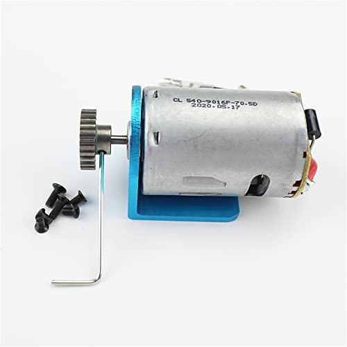 Kingval Replacement 540 Brushed Motor With Mount Base And Motor Gear Compatible With Wltoys 1/18 A959-B A969-B A979-B K929-B Rc Car #TOP1
