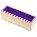 DD-life Flexible Rectangular Soap Silicone Loaf Mold Wood Box for 42oz Soap Making Supplies