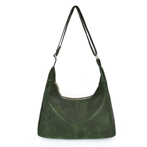 Bolso Hobo de cuero vegano para mujer suave y cómodo