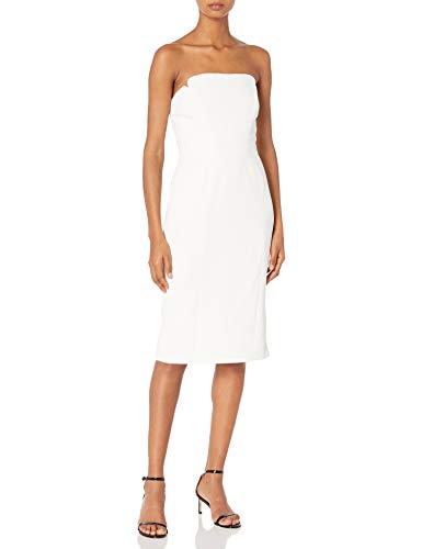 Jill Jill StuartレディースStrapless列ミディドレス カラー: オフホワイト