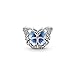 Produktbild PANDORA Moments Funkelndes Blauer Schmetterling Charm aus Sterling-Silber mit Cubic Zirkonia - Kompatibel Moments Armbänder, 790761C01