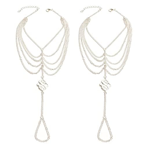 Olbye Knot Toe Ring Anklet Celtic Knot Silver Ankle Chain Bracelet Celtic Jewelry Bare Foot Sandal Anklets 1Pcs