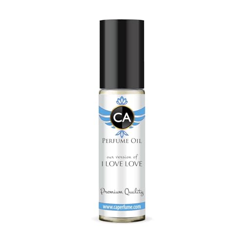 CA Perfume Impression of I Love Love for Women Fragrance Oil Floral Woody Musk Scent Long Lasting Perfumes for Women Travel Size TSA Ready Mini Parfum Body Oil Roll-on 0.33 Fl Oz 10ml