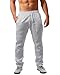 NEMXCE Leinenhose Herren Lang Leichte Sommerhose Herren Loose Fit Freizeithose mit Taschen Kordelzug für Urlaub Strand Yoga Alltag