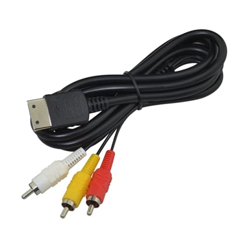 Câble TV audio/vidéo DC pour SEGA : lot de 10 câbles AV de rechange