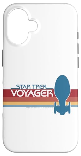 iPhone 16 Star Trek: Voyager Retro Stripe Silhouette Case