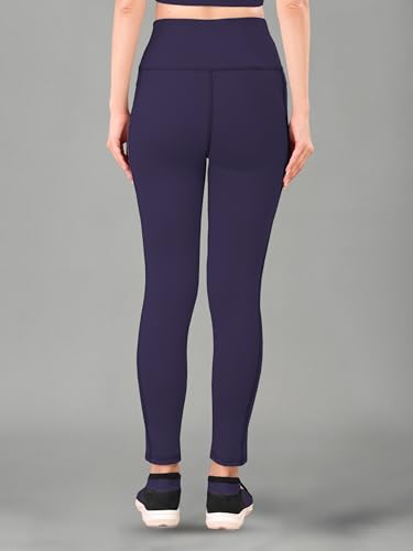 Image of Women High Rise Gym Wear Tights Stretchable Yoga Pants Fitness Leggings Gym Pants Multipurpose Slim Fit Track Pant Workout Active Wear Lower