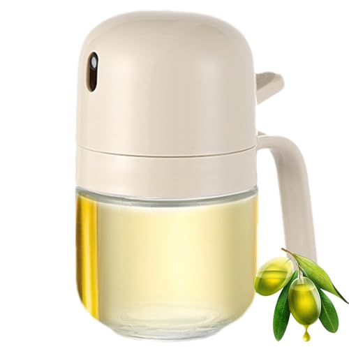 NevPuose Pulverizador y dispensador de aceite de oliva, Pulverizador de aceite de oliva - Botella de aceite de 300 ml, Mister pulverizador de aceite de oliva para el control de porciones, recipiente