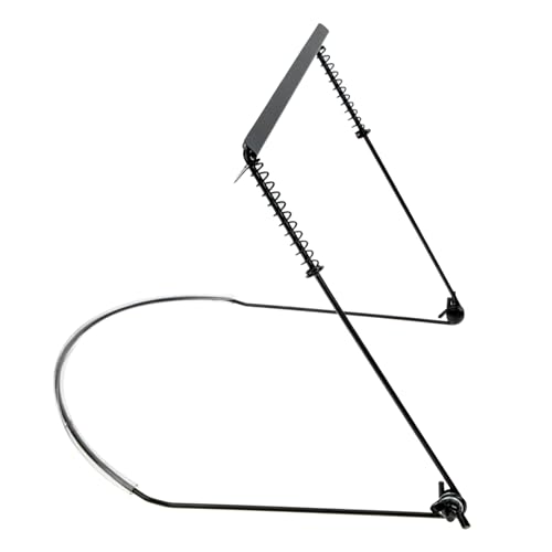 Toddmomy Metal Neck Holder 10-hole Clip Stand for Beginners Adjustable Harp Rack