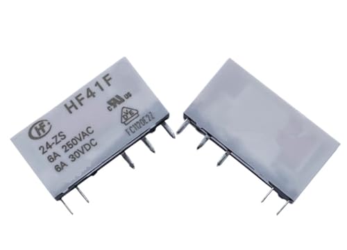Relais HF41F-24-ZS 6A économiseur d'espace pour armoires électriques