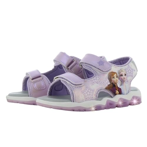 Leomil Frozen Sandales Fille Girl Sandale 27, Chaussures d'été pour enfants, Violet