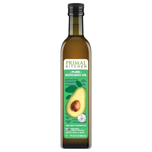 Primal Kitchen Avocado Oil, Whole30 Approved, Certified Paleo, and Keto Certified, 16.9 Fluid Ounces