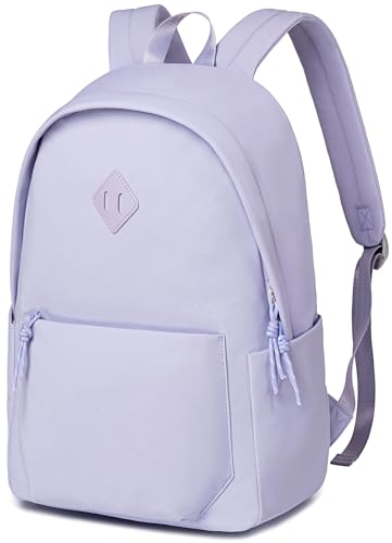 LEDAOU Mochila escolar para adolescentes e meninas, mochila leve para escola primária, ensino médio, bolsa para laptop, mochila de viagem (roxa)