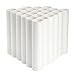 Genie Crafts 24-Pack Craft Rolls - 8 Inch Cardboard Tubes for Kids, Classroom, DIY, Art Projects, White