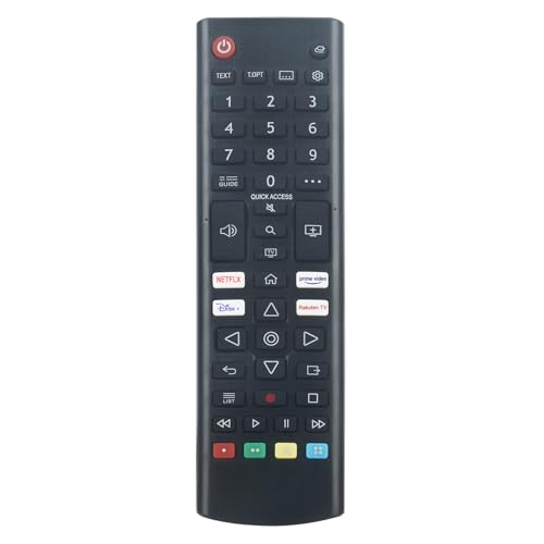 VINABTY AKB76040301 Reemplazar el Control Remoto Apto para LG TV 32LQ63006LA 32LQ630B6LA LQ63006 LQ63 24TQ510S-PZ 27TQ615S-WZ 32LQ63006LA 43UQ70006LB 43UQ75006LF 50UQ70006LB 50UQ75006LF
