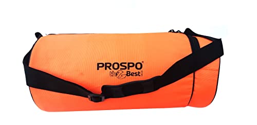 Prospo Small Duffel Bag Lightweight Gym Bag Weekend Bag Travel Luggage Tote Bag for Women Men Hand Pack for Sport Outdoors (Orange)