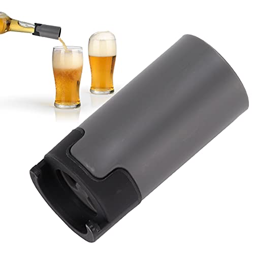 Fabricante de espuma de cerveza embotellada 2 piezas, dispensador espuma ultra fina cerveza portátil para el hogar, mantenga el sabor más largo