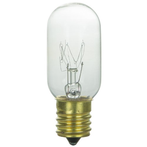 Sunlite 25T8/CL/N Incandescent 25-Watt, Intermediate Based, T8 Tubular Bulb, Clear