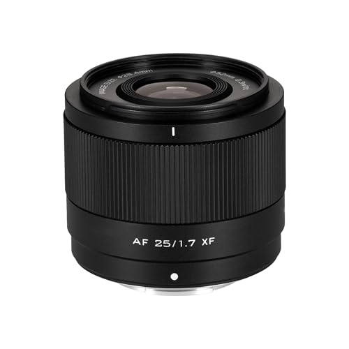 Image of VILTROX 25mm F1.7 Fuji, AF 25mm f /1.7 X Mount Lens for Fujifilm, 25 /1.7 XF Lens for Fujifilm X-T4 X-T10 X-T20 X-T30 XT30II X-T100 X-T200 X-H2 X-H2S X-T5 X-S20 X-T50 X-M5