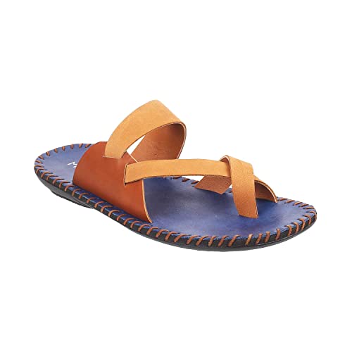 Image of Metro Mens Leather Chappals