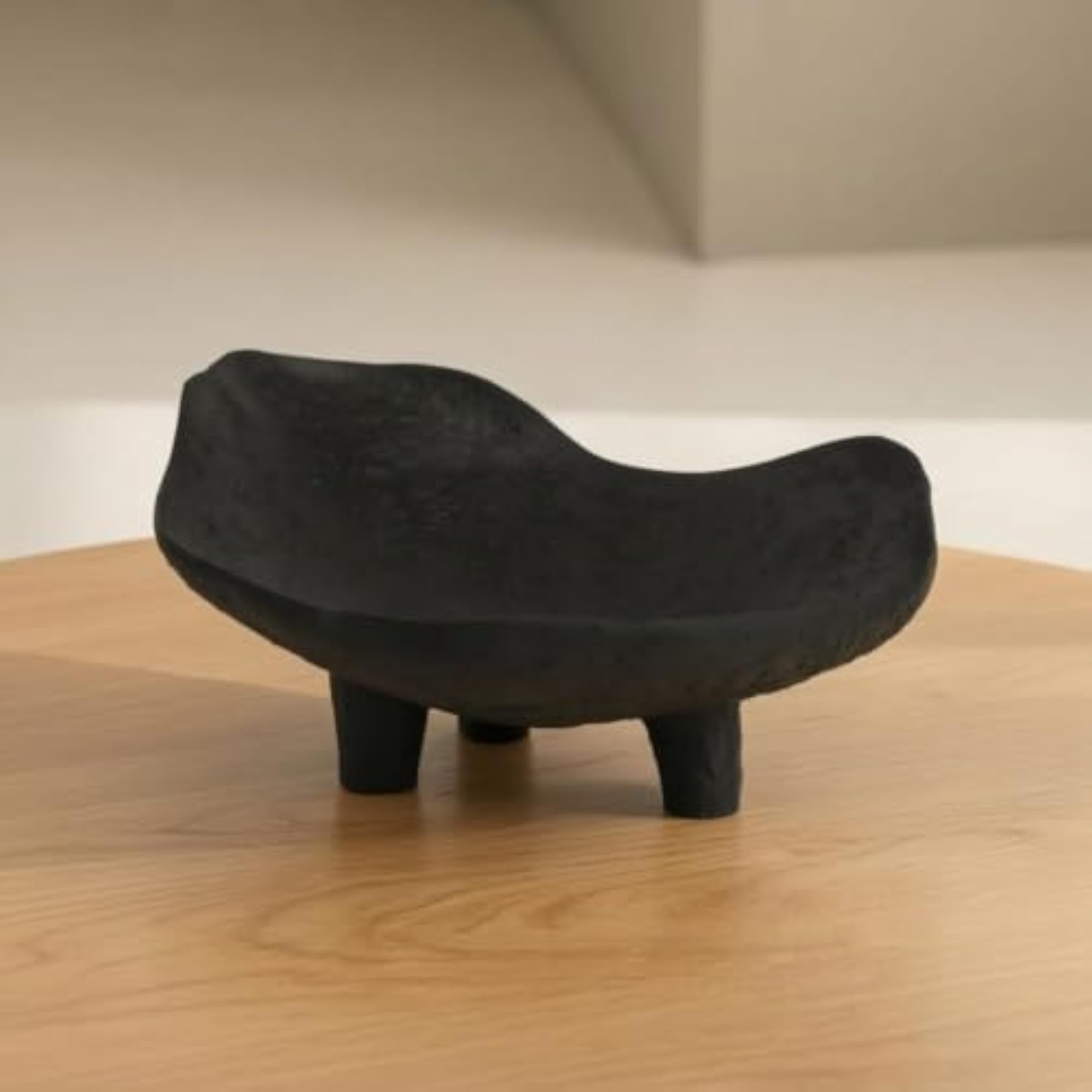 Organic Tray with Legs, Matte Decorative Tray