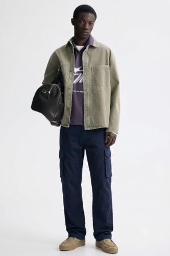 Image of Lymio Cargo for Men | Cotton Cargo Pant | Drawstring Waist Pant (Available Also Plus Size) (46-49)