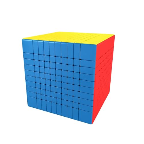 XMDCuber MoYu Meilong Speed Cube 10x10 Stickerless,84mm Magic Cube 10x10x10 Puzzle Game Toys high Challenge