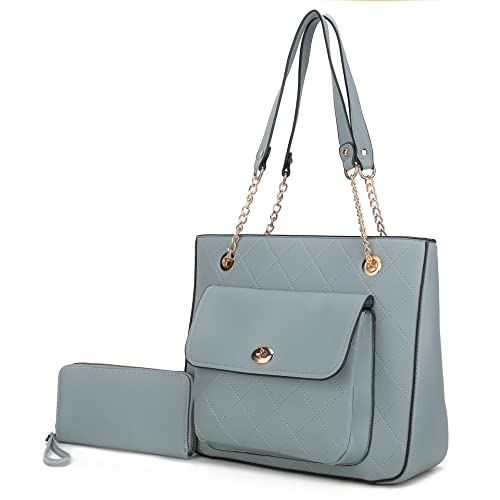 Image of MKF Collection Women Tote Bags Wristlet Wallet Large Designer Handbag Shoulder Bag Top-handle Big Satchel Hobo 2pcs Purse Set