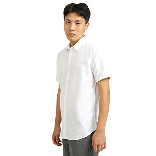 Image of United Colors of Benetton Men's Solid Relaxed Fit Shirts