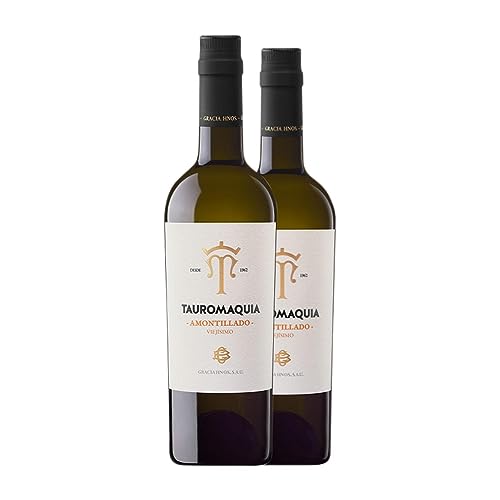 Hermanos Gracia Tauromaquia Amontillado Viejo Pedro Ximénez Montilla-Moriles Botella Medium 50 cl Vino generoso (Caja de 2 Botella Medium de 50 cl)