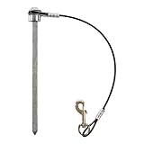 Alumagoal BSN Sports Soccer Goal Anchor Spike Soccer Field Accessories, Silver, Large