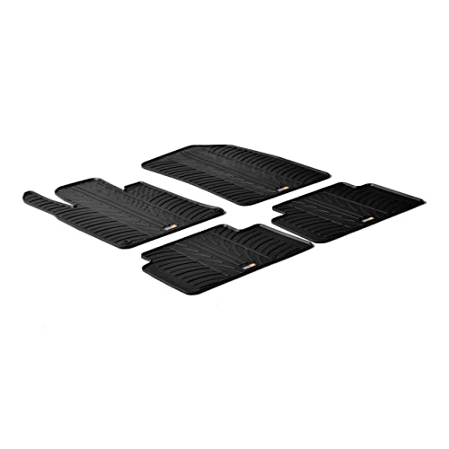 Travall Mats Tapis de Voiture Compatible avec Peugeot 508 et 508 SW (2011 et Ultérieur) TRM1073 - Tapis de Sol en Caoutchouc sur Measure Cover