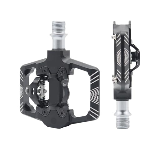 �݊���������܂�ThinkRider 2-in-1 ���b�N�y�_���ƌ݊�������ASPD �V�X�e�� MTB ����у��[�h�p�A���~�j�E������~�߃V�[���x�A�����O(THK Black)