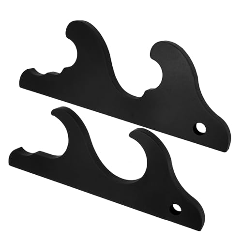 Sosoport Baseball Bat Display Mount Two Bat Holder for Baseball and Softball Bats Organized Storage and Showcase for Bat Collection