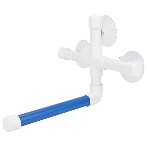 Camidy Parrot Perches,Pet Bird Standing Rack with Suction Cup Parrot Shower Platform Bathing Supply Cover