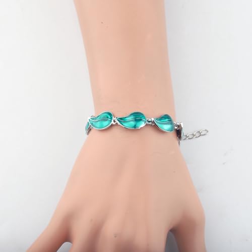 BEKECH Ring Movie Inspired Bracelet Green Leaves Bracelet Fantasy Novel Gift Bookworn Bookish Fantasy Book Lover Gift3