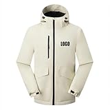 Chaqueta De Invierno con Logotipo Personalizado para Hombres Mujeres, Abrigo Grueso y Cálido Sudadera con Capucha Personalizada para Montañismo Al Aire Libre Color5,M