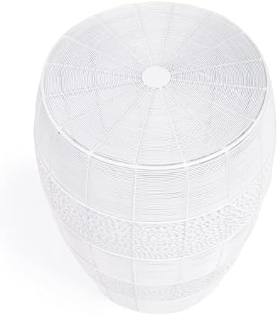 Butler Bellarose White Metal End Table