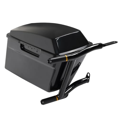 Black Double Barrel Performance Saddlebag Guards Compatible with 2014-2024 Harley Touring miniatura 5