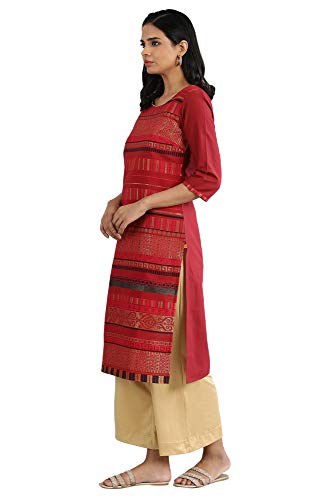 Image of Aurelia Women's Cotton Regular Fit Kurta