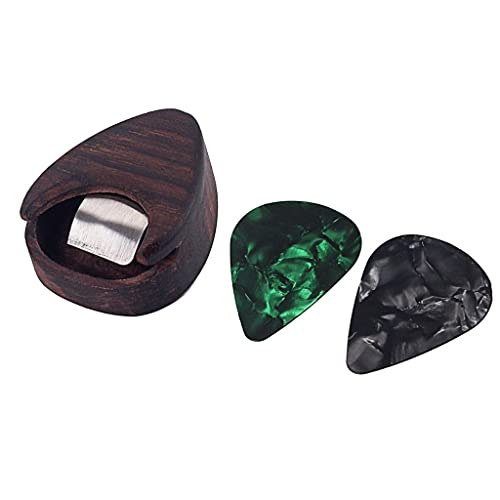 DOMELAY Pièce D’instrument de Musique de Boîte de Médiator de Médiator de Guitare En Bois Personnalisé - Les Beatles, Paul McCartney, John Lennon, RIngo Starr, George Harrison DOMELAY Pièce D'instrument de Musique de Boîte de Médiator de Médiator de Guitare En Bois Personnalisé – Image 5