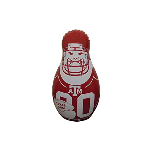 Saco de boxeo inflable Texas A&M de 12 pulgadas para reducir estrés infantil