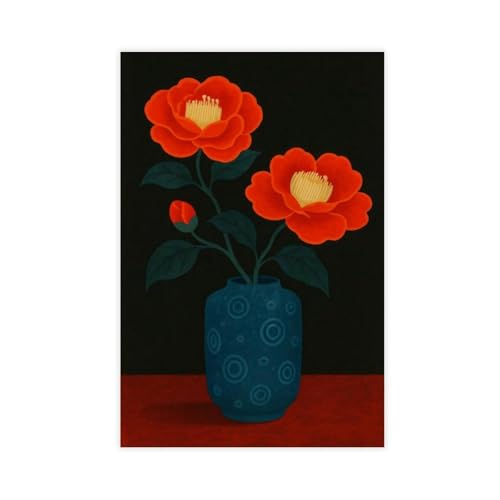 Poster botanique moderne toile 60x90 impression FIERY Quiet