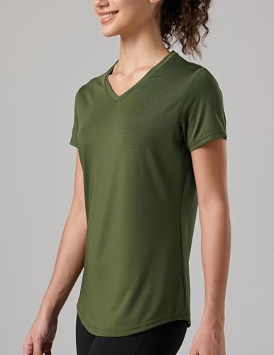 Image of 5 Pack Women's Quick Dry Short Sleeve T Shirts, Athletic Workout Tee Tops for Gym Yoga Running